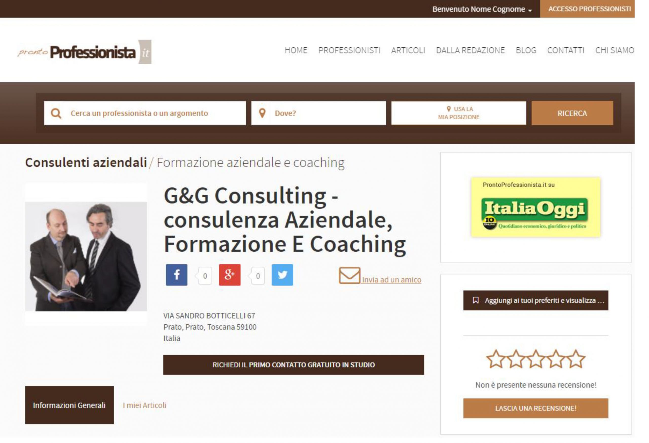 Read more about the article G&G News: Pronto Professionista ENG